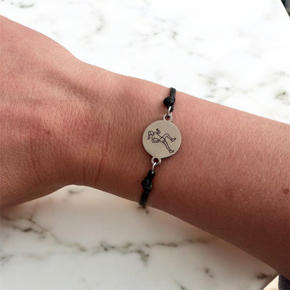 Bracelet personnalisable course à pied Femme